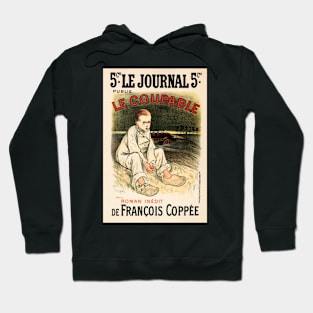 Le Journal LE COUPABLE Newspaper Cover by Poster Artist Theophile Steinlen Hoodie